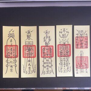 5-pack Love, peace, luck, health, happy charm